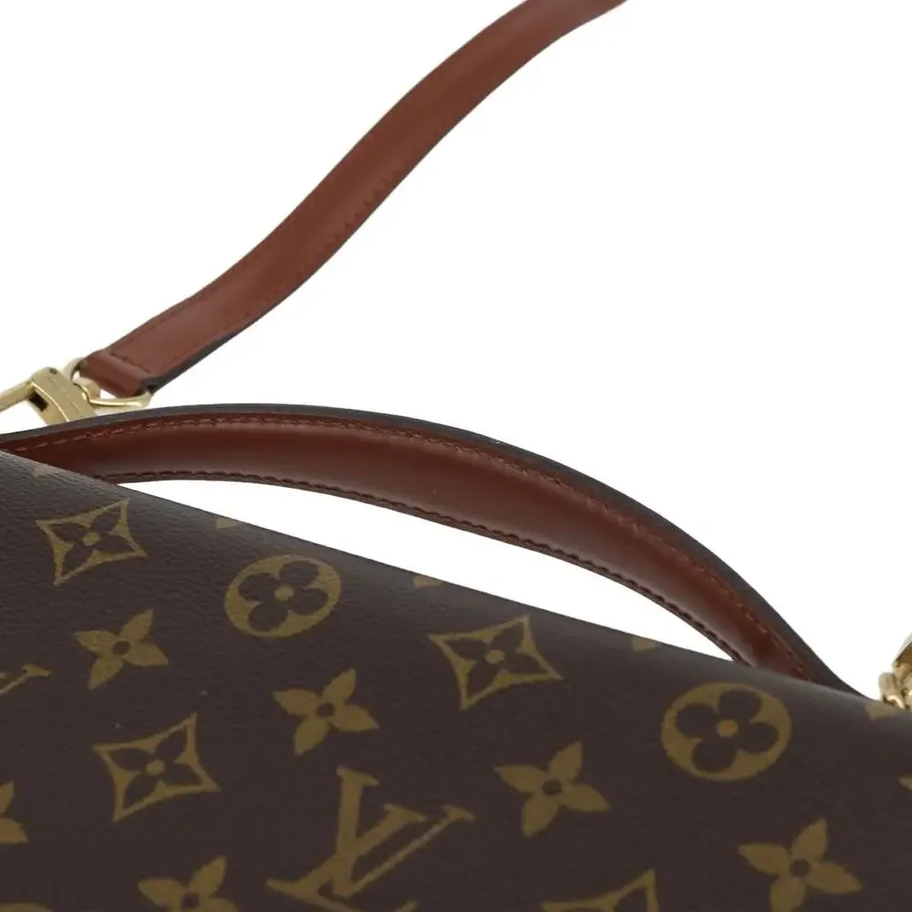 Louis Vuitton Monogram Porte Documents Bandouliere Business Bag Brown